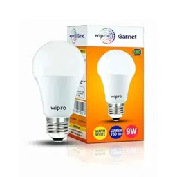 Wipro Garnet E27 9W Polycarbonate Yellow LED Bulb, WIPROE27_9WW-picture-7
