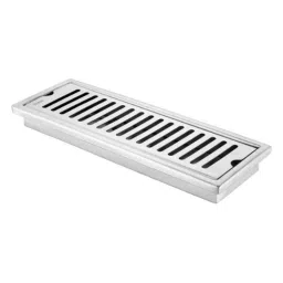 Ruhe 24x4 inch Stainless Steel 304 Matt Finish Vertical Shower Drain Channel with Cockroach Trap, 16-0112-09-picture-7