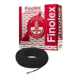 Finolex 4 Sqmm 90m Black Single Core FR PVC Copper Insulated Industrial Cable, 10306-picture-49