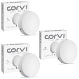 Corvi Surface 6 15W 4000K White Ceiling Surface Light, HPCA34200 (Pack of 3)-37