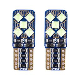 AllExtreme EXLB007 2W T10 10 SMD Blue Bright Interior Pilot License Plate Dome Indicator LED Parking Light for Automobiles (Pack of 2)-17