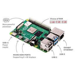 Raspberry Pi 4 Model B with 8GB Ram, TIFC00091-2 image 2