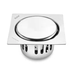 Ruhe 5x5 inch Stainless Steel 304 Glossy Finish Full Moon Square Floor Drain with Cockroach Trap, 16-0307-09-picture-44