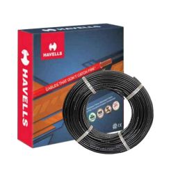 Havells 4 Sqmm 8 Core Black PVC Insulated Copper Conductor Round Flexible Industrial Cable, WHMFDSKG84X0, Length: 100 m-image-58