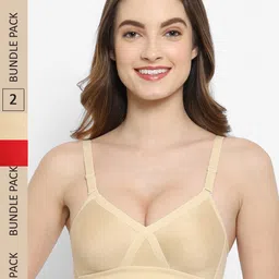 Floret Pack Of 2 Non Padded Bra-picture-31