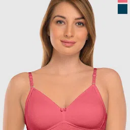 Daisy Dee Pack Of 2 Full Coverage Non Padded Cotton Everyday Bra- All Day Comfort-picture-53