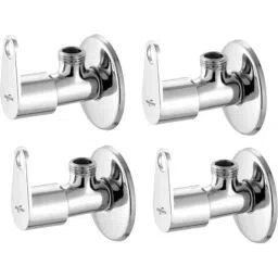 Neelkund Eva Brass Silver Chrome Plated Angle Valve (Pack of 4)-picture-8