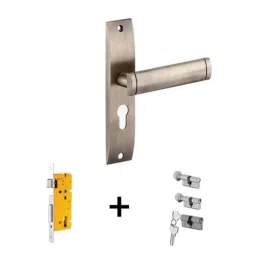 Dorset ML Series Dave ML DAV 70mm Stainless Steel PT Finish Lock Set with Knob &a; Key-picture-3