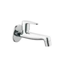 Evic Vivo Stainless Steel Chrome Finish Silver Wall Mounted Long Body Tap (Pack of 4)-image-86