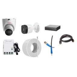 CP Plus 5MP IR Indoor &a; Outdoor CCTV Combo Kit with 4Ch DVR, 2 Bullet 1 Dome Camera, 4Ch SMPS, 70m Copper Cable &a; Connectors-33