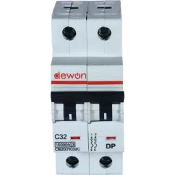 Dewon Electric 32A 10kADouble Pole MCB, CB2001032C-37
