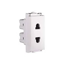L&a;T Entice 6A 2 Pin 1M Euro Socket, CB91101CW06 (Pack of 20)-picture-1