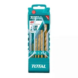 Total TACSD0065 23456 &a; 8mm HSS Brass BitSet-picture-33