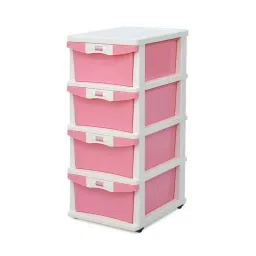 Nilkamal Chester 24 Pink Plastic Storage Drawer, Dimension: 355x450x810 mm-picture-6