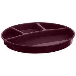 Signoraware Maroon Round Serving Thali, 234-picture-12