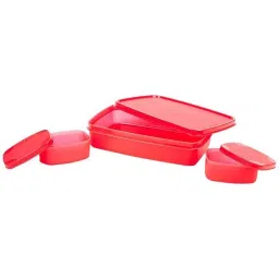 Signoraware Wine Red 1050 ml Compact Lunch Box with Bag, 515-picture-24