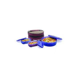Signoraware Mauve Classic Lunch Box Set with Bag, 501-picture-41