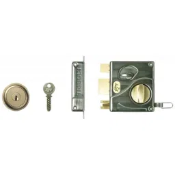 Godrej Ultra Tribolt 1CK (I/O) Antique Brass Rim Lock, 8111-image-30