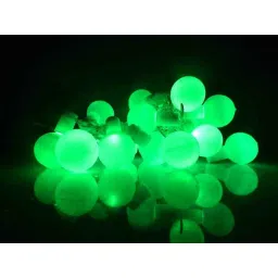 Tucasa Florocent Green LED Ball String Light, DW-338-48