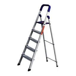 Homace 150kg 5 Step Aluminium Blue &a; Silver Ladder-image-65