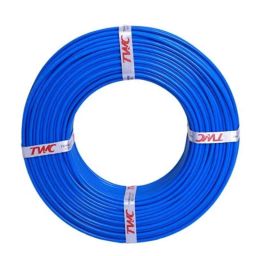 TWC Active 6 Sqmm Blue PVC Insulated Copper Conductor FR Industrial Cable, Length: 45 m-image-75