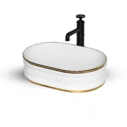 InArt 19x13x5 inch Ceramic Gold Countertop Wash Basin, INA-211-picture-24