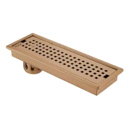 Ruhe 18x4 inch Stainless Steel 304 Rose Gold PVD Coated Palo Shower Drain Channel, 16-0124-09-picture-24