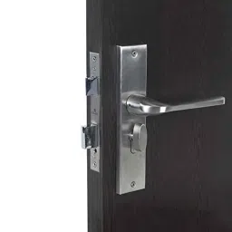 Handle Waala Bullet-CYS 8 inch 60mm Stainless Steel Silver Cylindrical Plate One Side Key Mortise Door Lock Set-image-97