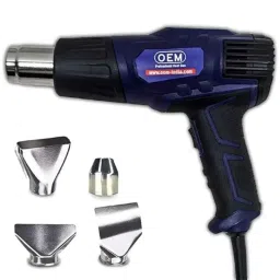 OEM 2000W Blue Heat Gun with Dual Temperature Mode &a; 4 Pcs Nozzles-picture-9