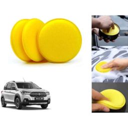 Auto Pearl Polyurethane Beige Washing &a; Waxing Polish Foam Sponge for XL6 2019 (Pack of 3)-picture-5