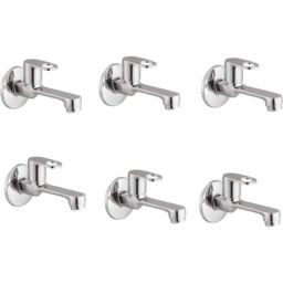 IRIS Prime Brass Chrome Finish Long Body Bib Cock (Pack of 6)-image-72