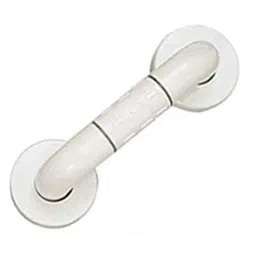 Aquieen 6 inch ABS &a; Stainless Steel White Anti-Slip Anti-Bacterial Grab Bar with Installation Kit-picture-22