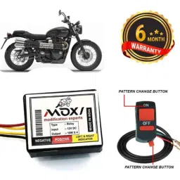 Auto Pearl 12V Black Front &a; Rear Flasher Indicator Light for Street Triple RS-picture-49