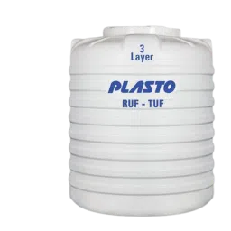 Plasto 500L PVC White 3 Layer Ruf-Tuf Blow Moulded Water Storage Tank-image-6