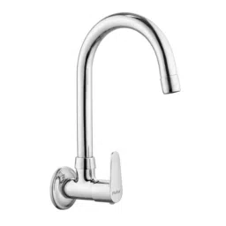 Ruhe Eclipse Brass Chrome Finish Sink Cock with 12 inch Round Swivel Spout, 11-0612-RS-picture-30