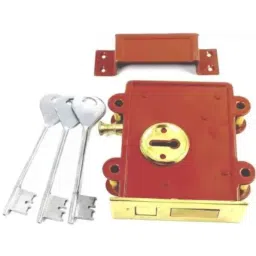 Generic 100mm Steel Brown Side Door Lock with 3 Normal Keys, SDSL02-picture-37