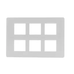L&a;T enGem 12 Module Cover Plate with 12 Grid Frame, CB93112FW00 (Pack of 19)-picture-19