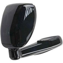 SureStrive ABS Plastic Black Heavy Quality Front Side Fender Angle View Bonnet Blind Mirror for Mahindra Bolero image 2