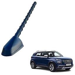 Auto Pearl Black Mount Rubber Mast Flexible Car Roof Antenna with Anti-Theft Design For Hyundai Venue ANT053VNE-26