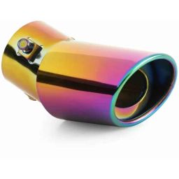 ASRYD Stainless Steel Rainbow Car Exhaust Tube Silencer Muffler-37