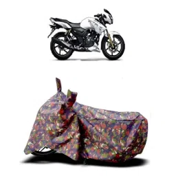Winted Polyester UV &a; Water Resistant Bike Body Cover for TVS Apache RTR 180, WIN-P-009-image-77