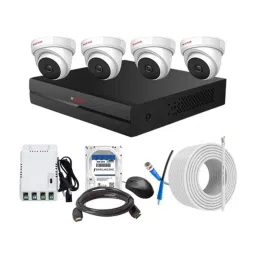 CP Plus 2.4MP Indoor &a; Outdoor CCTV Combo Kit with 4Ch DVR, 4 Dome Camera, 4Ch SMPS, 70m Copper Cable, 2TB HDD &a; Connectors-37