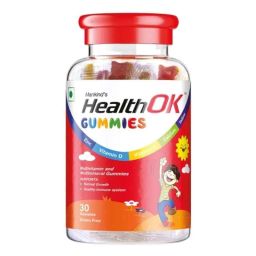 Mankind 30 Pcs Health OK Gummies for Kids, Supports Normal Growth, Healthy Immune System &a; Brain Function, 3662216-39