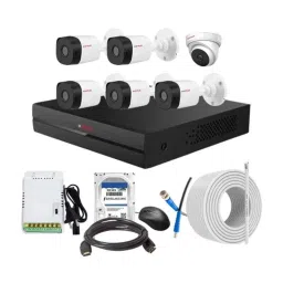 CP Plus 2.4MP Indoor &a; Outdoor CCTV Combo Kit with 8Ch DVR, 5 Bullet 1 Dome Camera, 8Ch SMPS, 70m Cable, 2TB HDD &a; Connector-picture-36