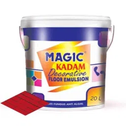 Magic Kadam 20 Litre Signal Red Decorative Floor Paint with High Substrate Adhesion Strength-image-12
