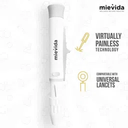 Mievida Adjustable Painless Prick Technology Lancing Device with 6 Depth Penetration image 3