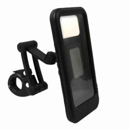 Deodap Plastic Black 360 deg Rotation Mount Cell Phone Holder for Bike, 13599 (Pack of 2)-37