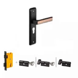 Dorset Kaira-X HL KAI 8 inch Zinc GMHG Finish Lock Set with Both 60mm Side Key Cylinder (Pack of 3)-picture-17