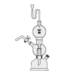 Glassco 1000ml Boro 3.3 Glass Pear Shape Separating Funnel with Glass Stopcock, 162.204.11 (Pack of 2)-18