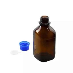 Lab Plus Dark Amber Glass Bottle 250 ml, LP-2412-16